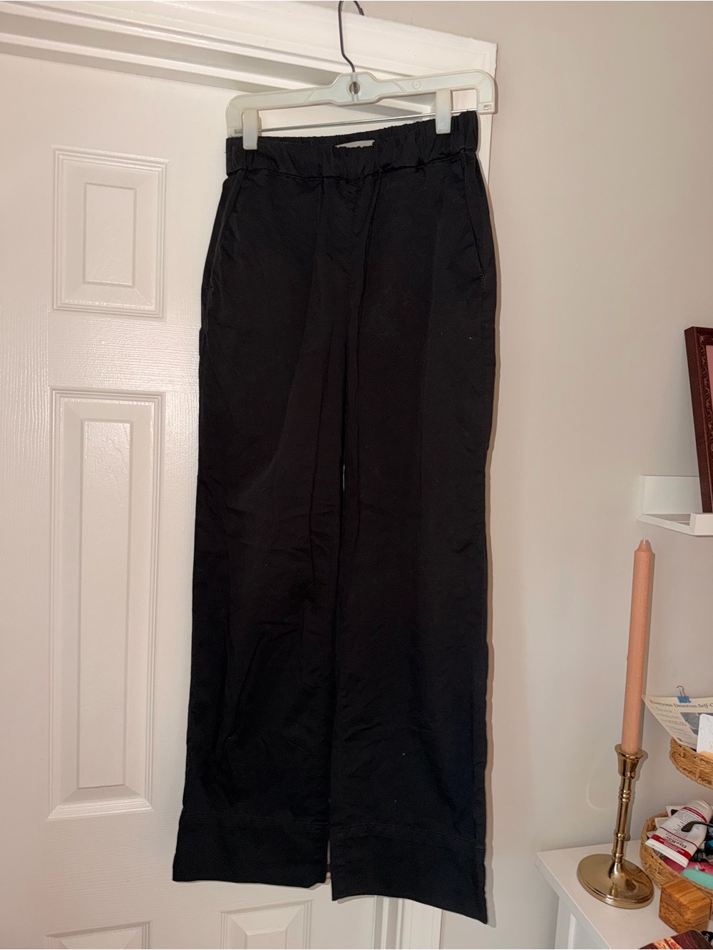 Everlane Black Relaxed Straight-Leg Pants